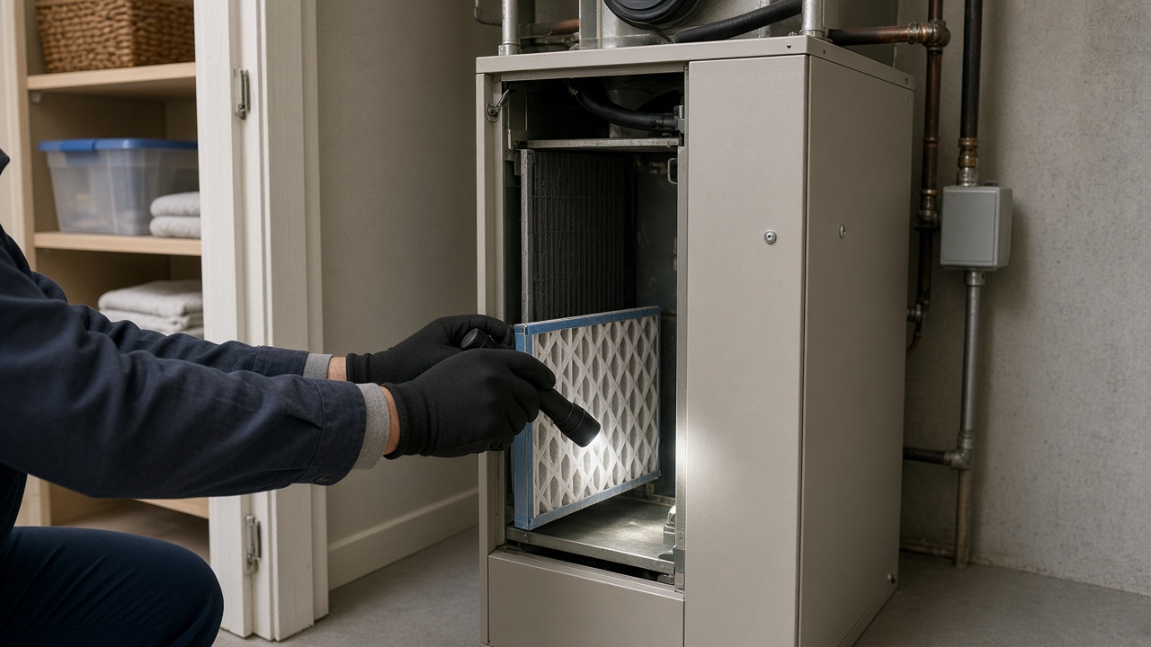 Fall furnace checkup in a Tri-State home